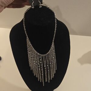 Paparazzi Dazzling Silver Chain Necklace